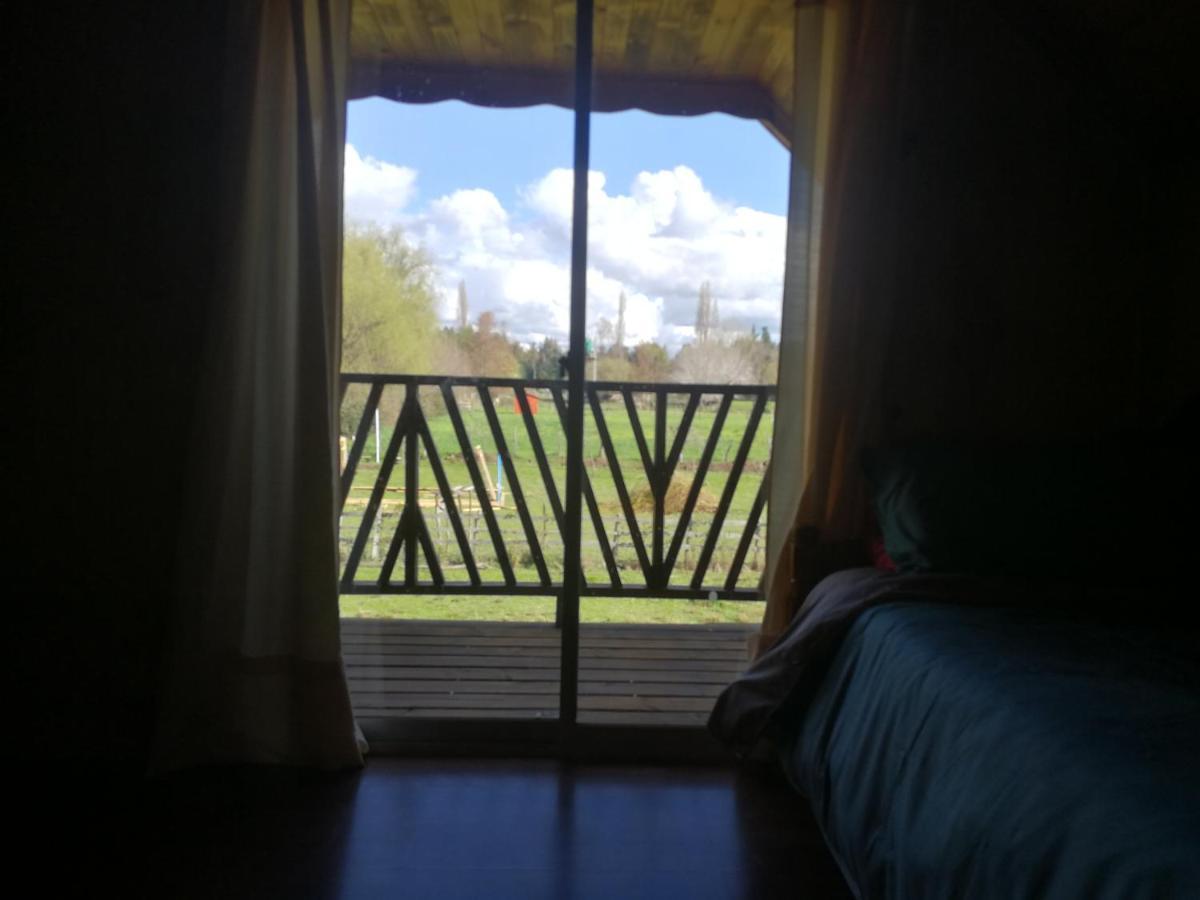 El Manzano  Camping & Hospedaje Rio Laja חדר תמונה