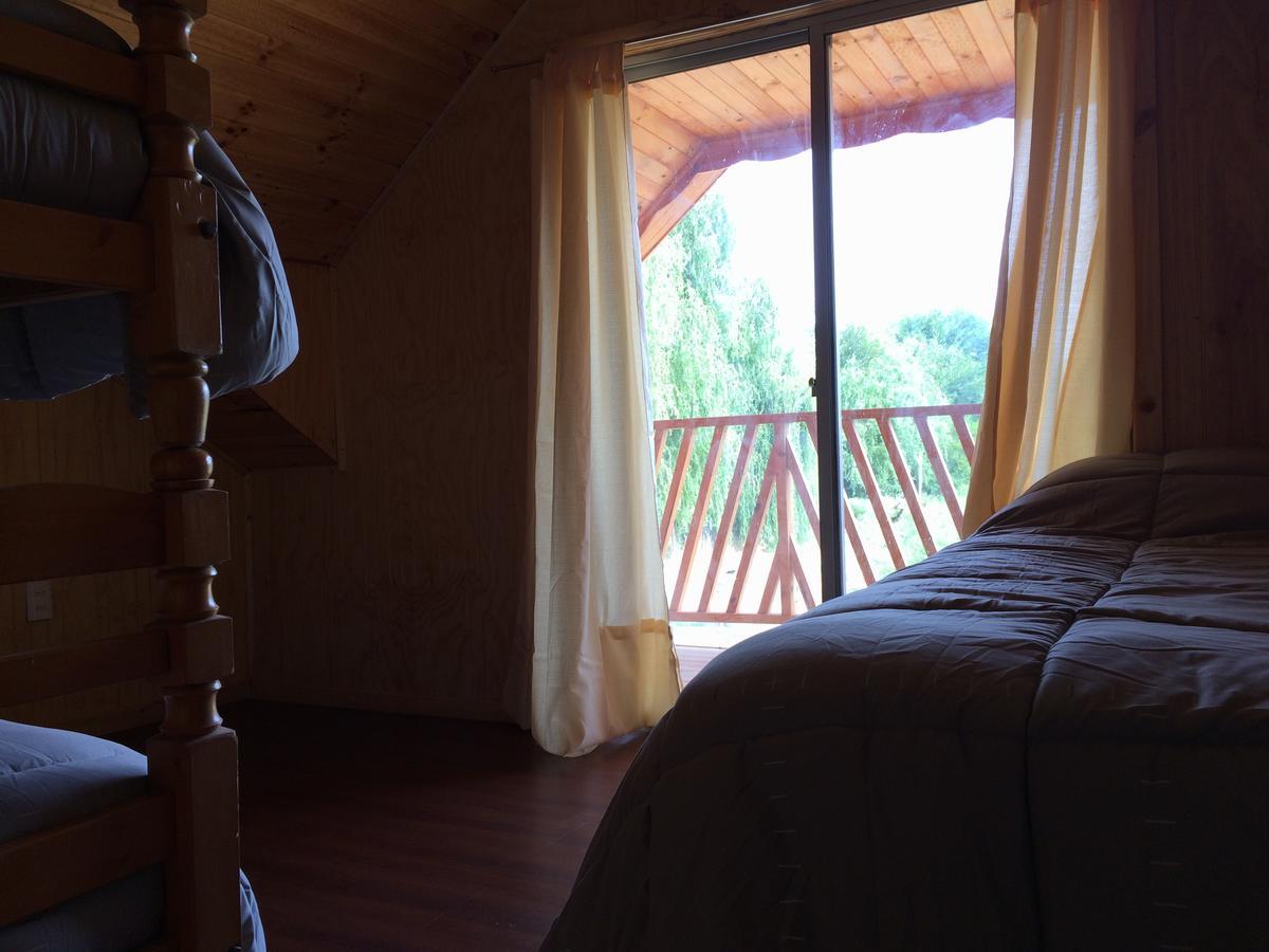El Manzano  Camping & Hospedaje Rio Laja מראה חיצוני תמונה