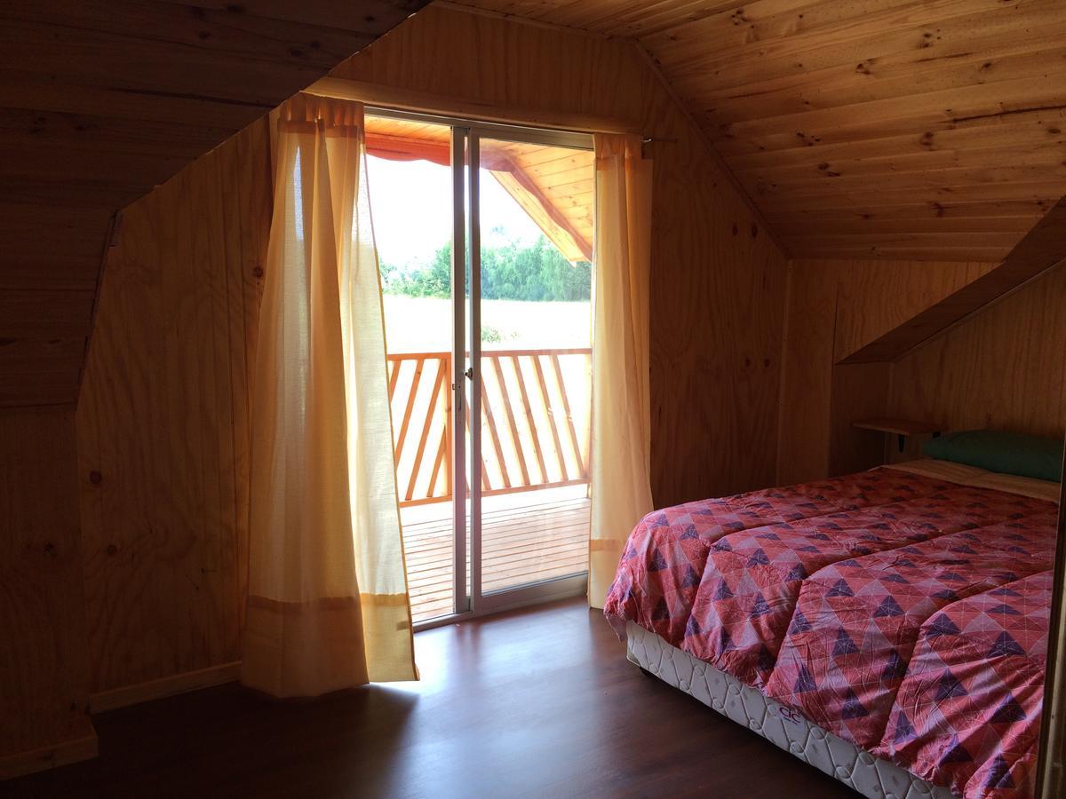 El Manzano  Camping & Hospedaje Rio Laja מראה חיצוני תמונה
