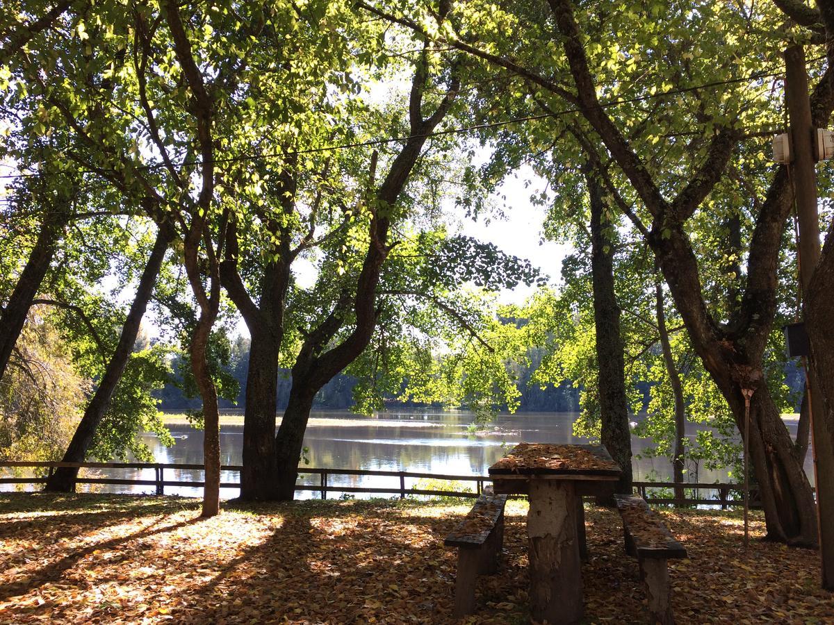 El Manzano  Camping & Hospedaje Rio Laja מראה חיצוני תמונה
