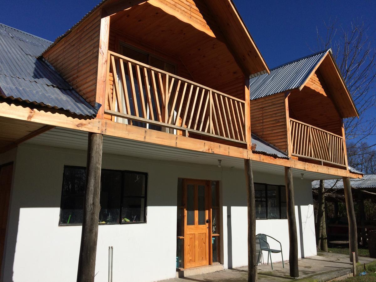 El Manzano  Camping & Hospedaje Rio Laja מראה חיצוני תמונה